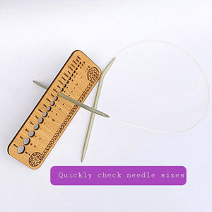 Hedgehog Knitting Needle Gauge